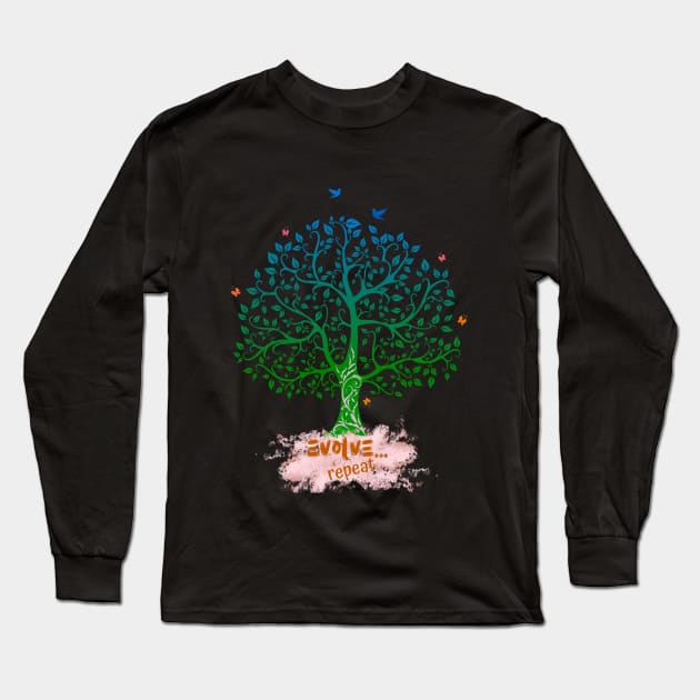 Evolve...Repeat Long Sleeve T-Shirt by BisKitsNGravy